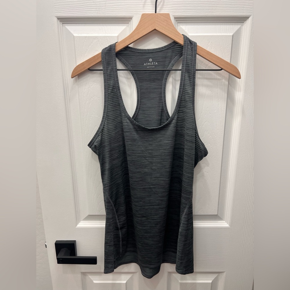 Athleta Shadow Stripe Chi Tank - Picture 2 of 5